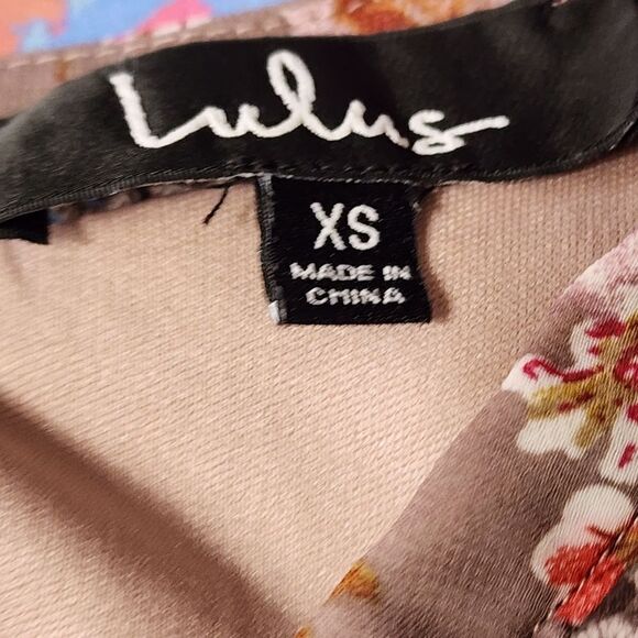 Lulus gray & mauve Ling sleeve mini dress - Picture 3 of 6